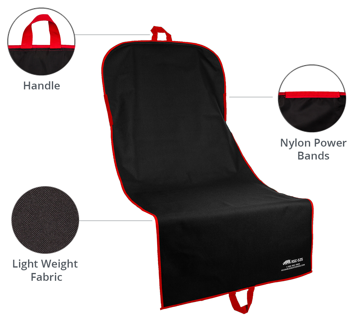 Reusable seat cover – nylon standard - Serwo GmbH